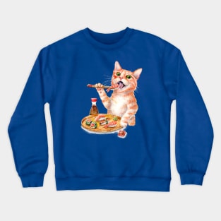 Sushi cat Crewneck Sweatshirt